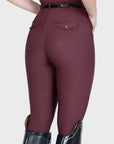 Velya Riding Leggings & Belt - Rosewood/Gunmetal