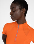 Short Sleeve Frame Base Layer - Tangerine