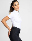 Short Sleeve Base Layer - White/Gold