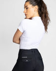 Short Sleeve Base Layer - White/Gold