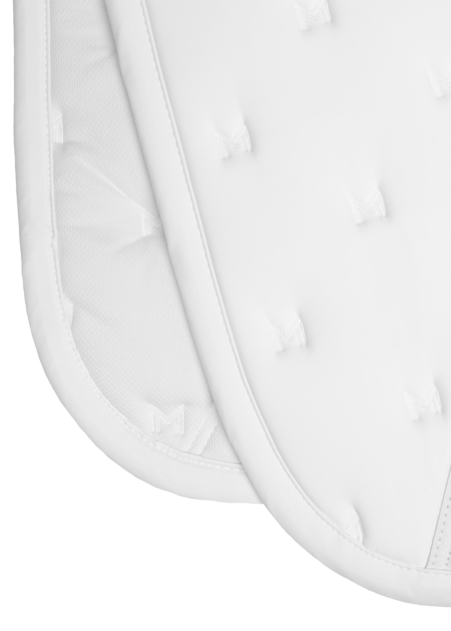Saddle Pad - Dressage - Stamp (White)