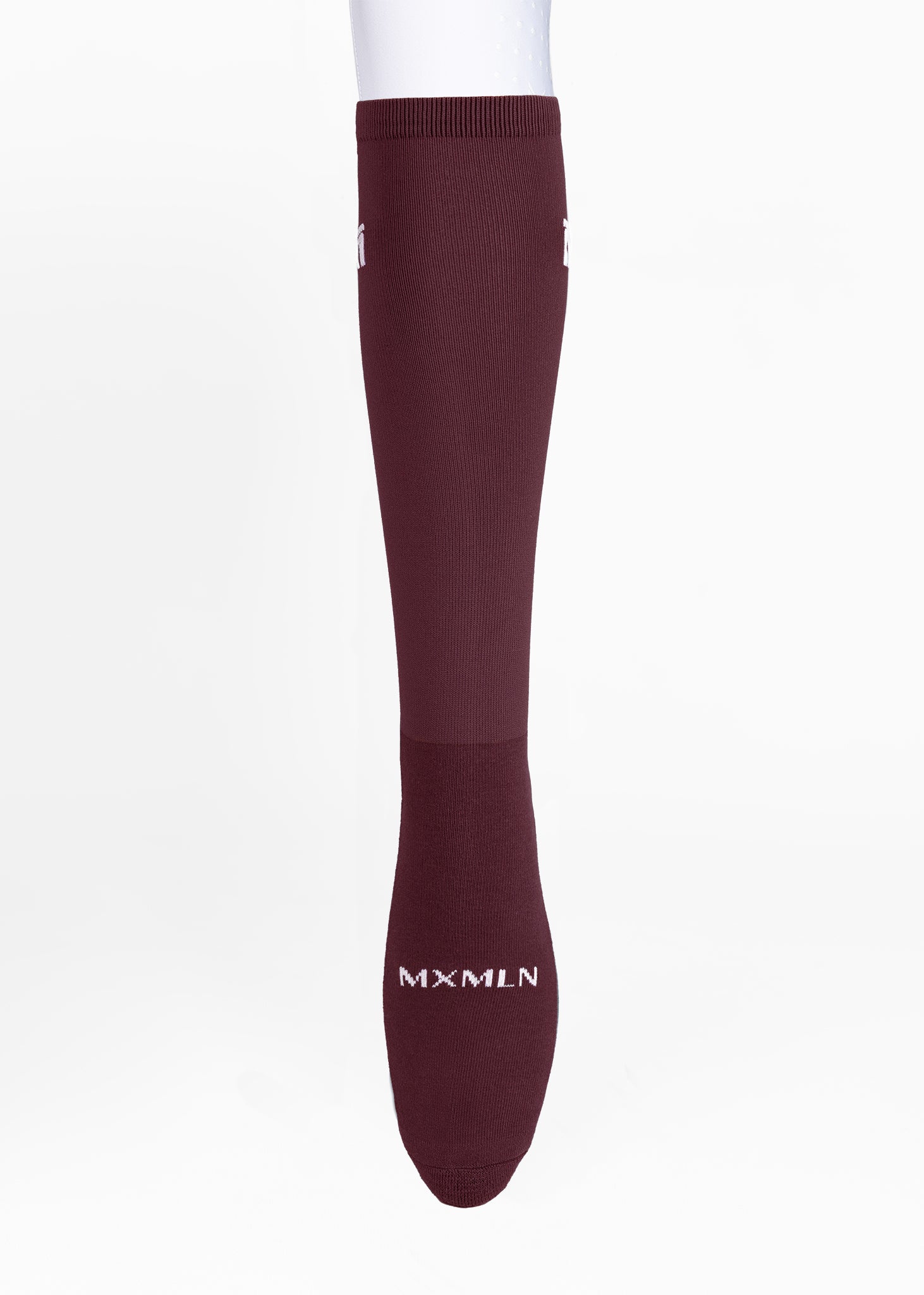 Flag Riding Socks - Burgundy