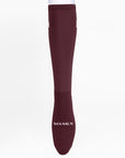 Flag Riding Socks - Burgundy