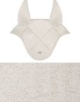 Ear Bonnet - Herringbone (Beige)