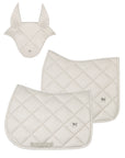 Saddle Pad - Jump - Herringbone (Beige)