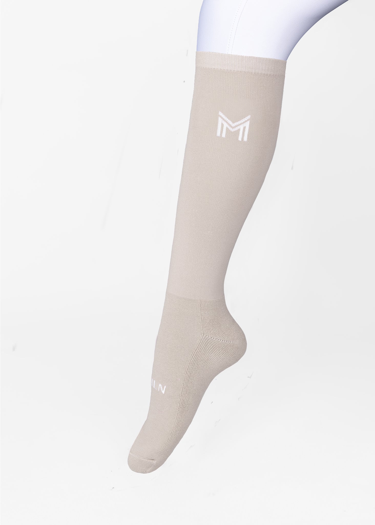 Flag Riding Socks - Beige