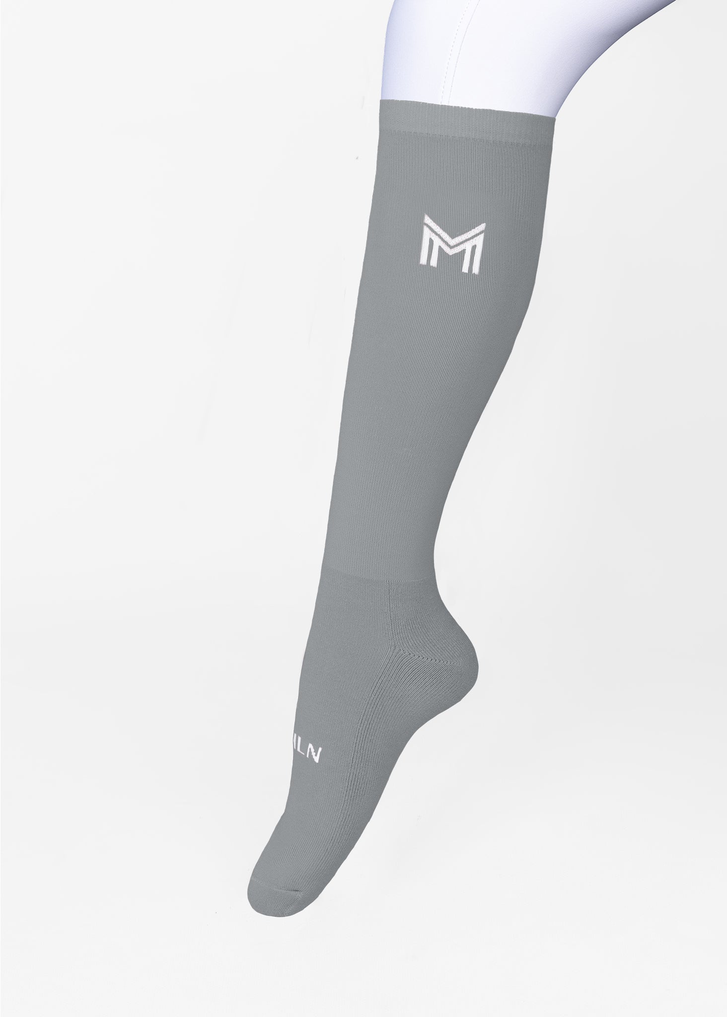 Flag Riding Socks - Titanium
