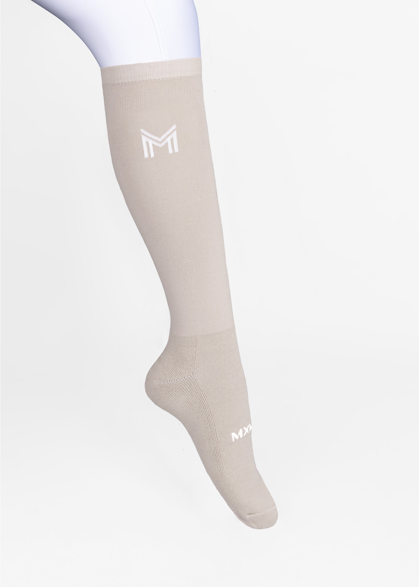 Flag Riding Socks - Beige