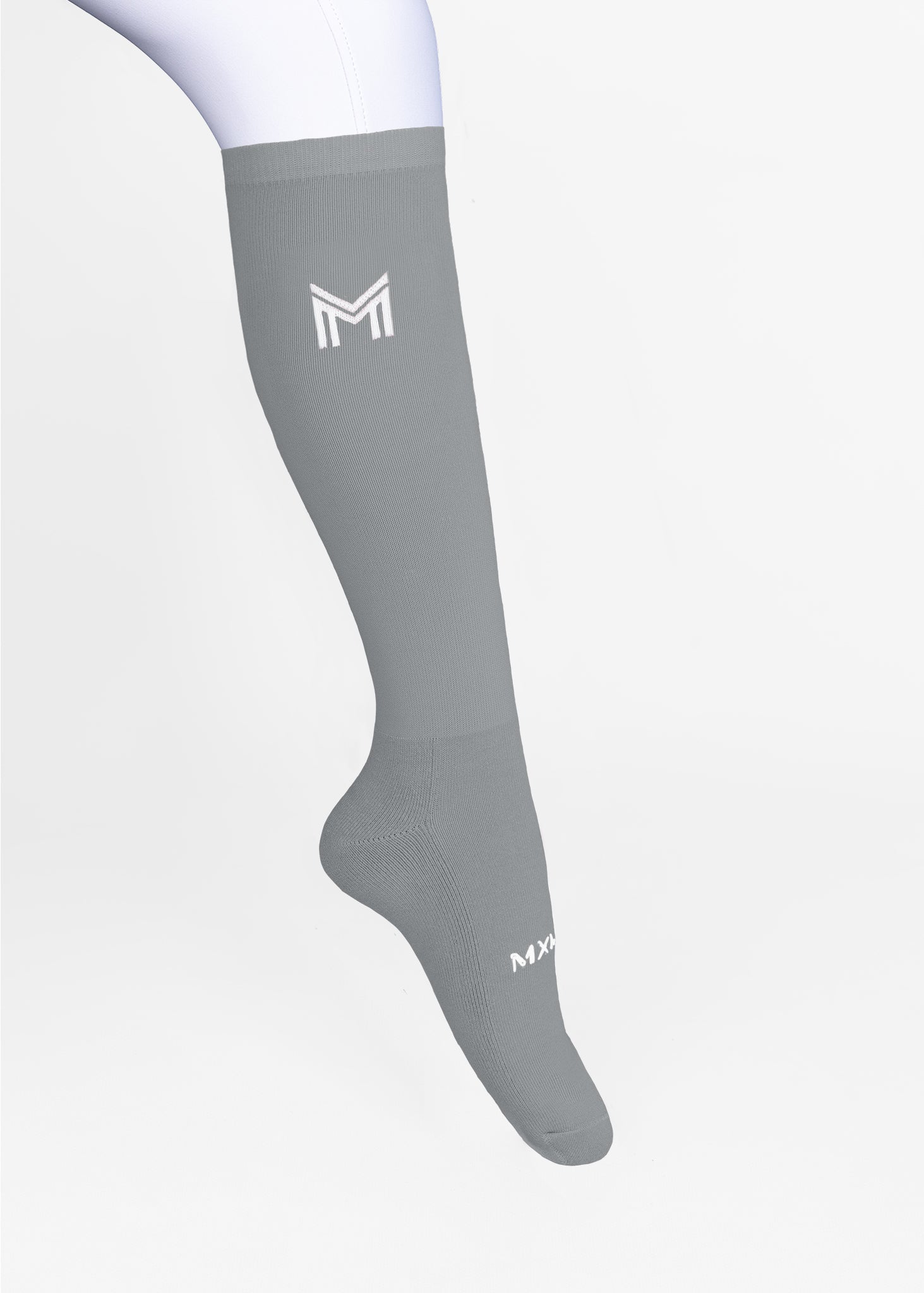 Flag Riding Socks - Titanium