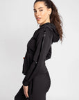 Reflection Zip Hoodie - Black