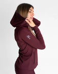 Reflection Zip Hoodie - Burgundy