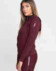 Reflection Zip Hoodie - Burgundy