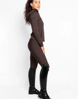 Reflection Zip Hoodie - Chocolate