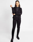 Reflection Zip Hoodie - Black