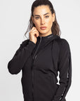 Reflection Zip Hoodie - Black