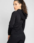 Reflection Zip Hoodie - Black