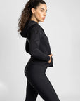 Reflection Zip Hoodie - Black