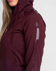 Reflection Zip Hoodie - Burgundy