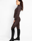 Reflection Zip Hoodie - Chocolate