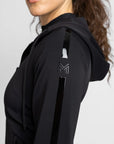 Reflection Zip Hoodie - Black