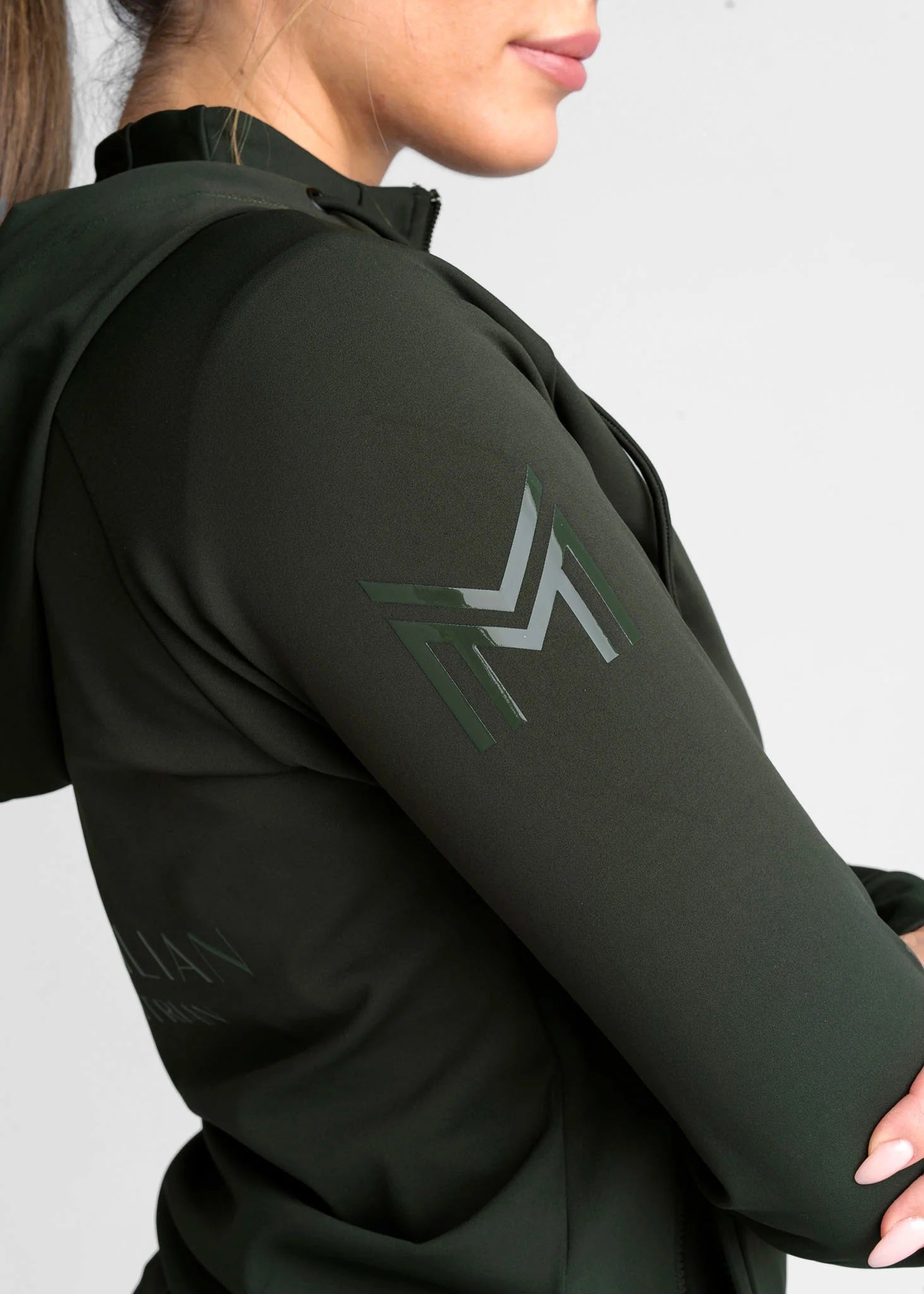 Reflection Zip Hoodie - Hunter Green