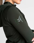 Reflection Zip Hoodie - Hunter Green