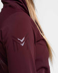 Reflection Zip Hoodie - Burgundy