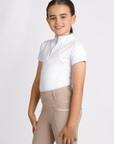 Young Riders - Short Sleeve Base Layer - White