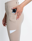 Tech Riding Leggings - Beige