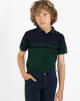 Young Riders - Glee Polo Shirt - Green/Navy