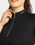Short Sleeve Base Layer - Black/Silver