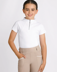 Young Riders - Short Sleeve Base Layer - White