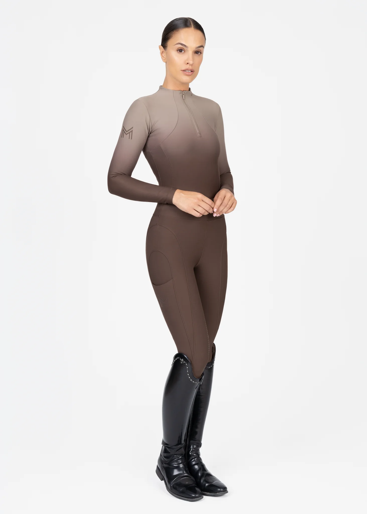 Long Sleeve Base Layer - Ombré (Mocha)