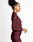 Long Sleeve Base Layer - Burgundy