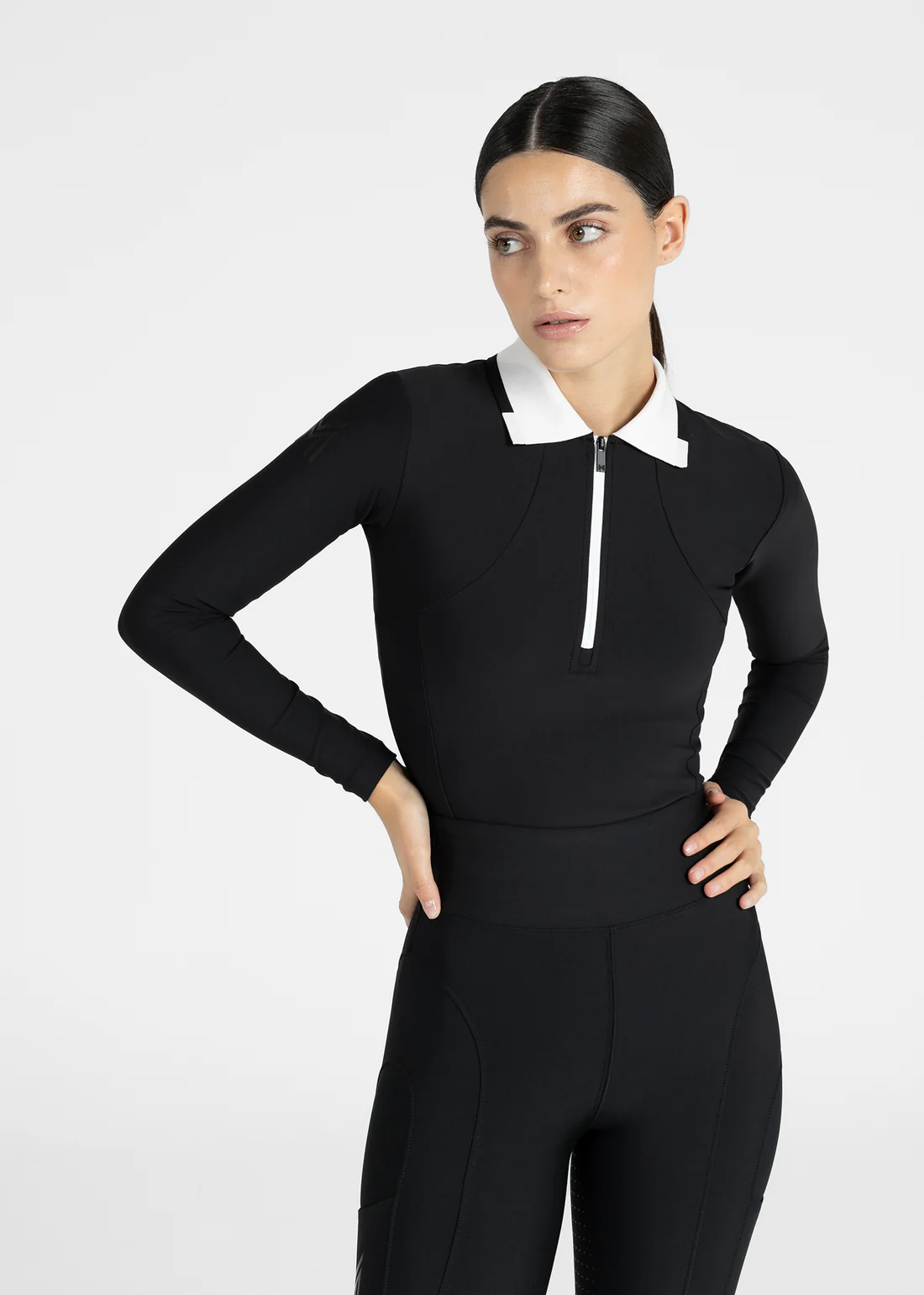 Concept Polo Long Sleeve - Black