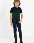 Young Riders - Glee Polo Shirt - Green/Navy
