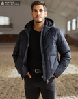 Elan Puffer Jacket - Navy