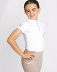 Young Riders - Short Sleeve Base Layer - White