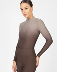 Long Sleeve Base Layer - Ombré (Mocha)
