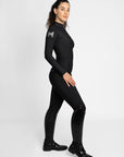Long Sleeve Base Layer - Black/Silver