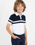 Young Riders - Glee Polo Shirt - White/Navy