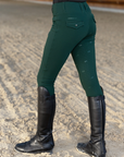 Young Riders Winter - Pro Riding Leggings (Emerald)