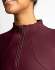 Long Sleeve Base Layer - Burgundy
