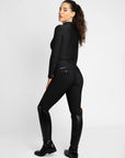 Long Sleeve Base Layer - Black/Silver