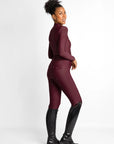 Long Sleeve Base Layer - Burgundy
