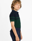 Young Riders - Glee Polo Shirt - Green/Navy