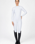Femme Riding Jumpsuit (White)