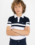 Young Riders - Glee Polo Shirt - White/Navy