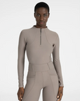 Long Sleeve Base Layer - Taupe