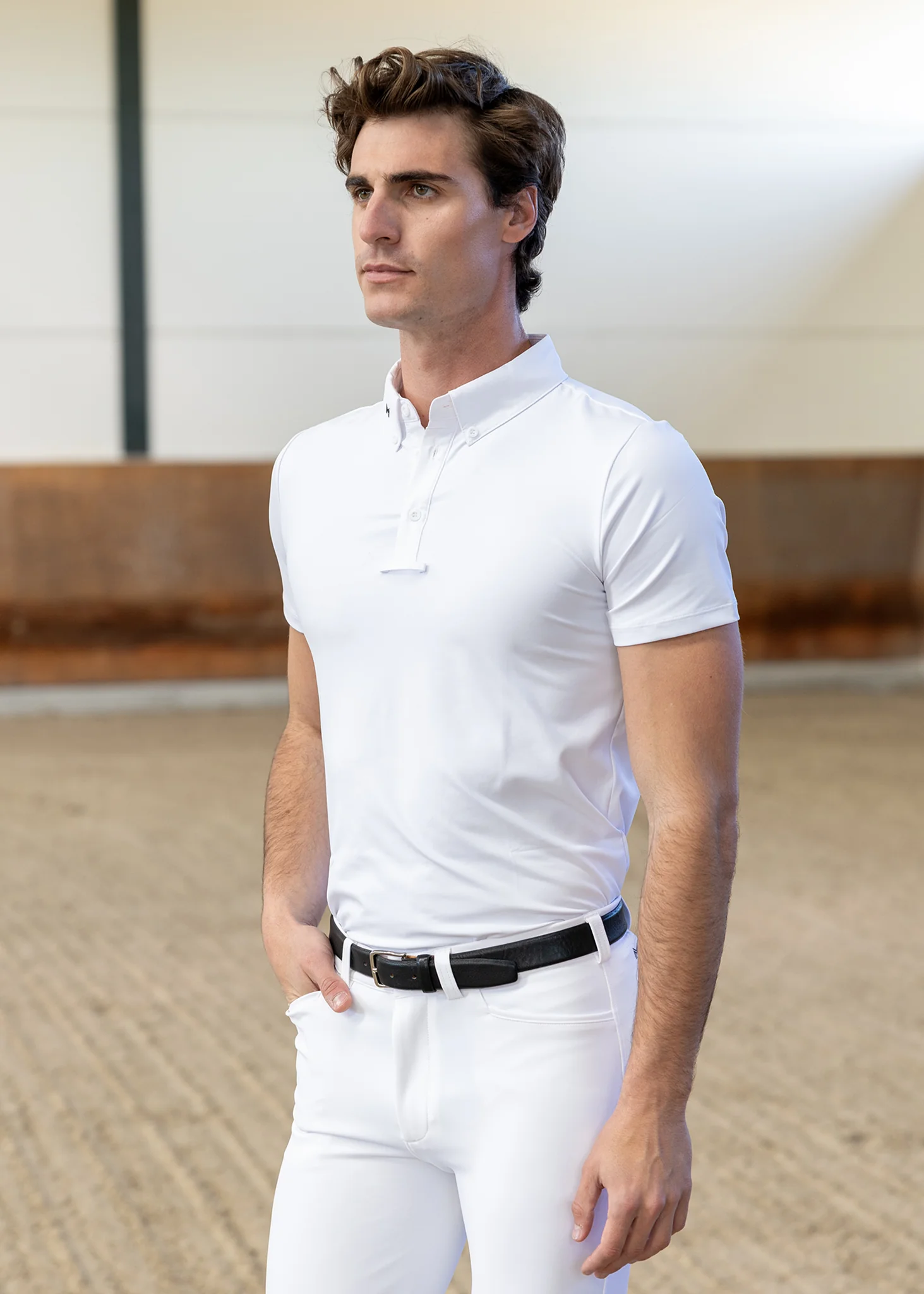 Active Competition Shirt - Short Sleeve (White)